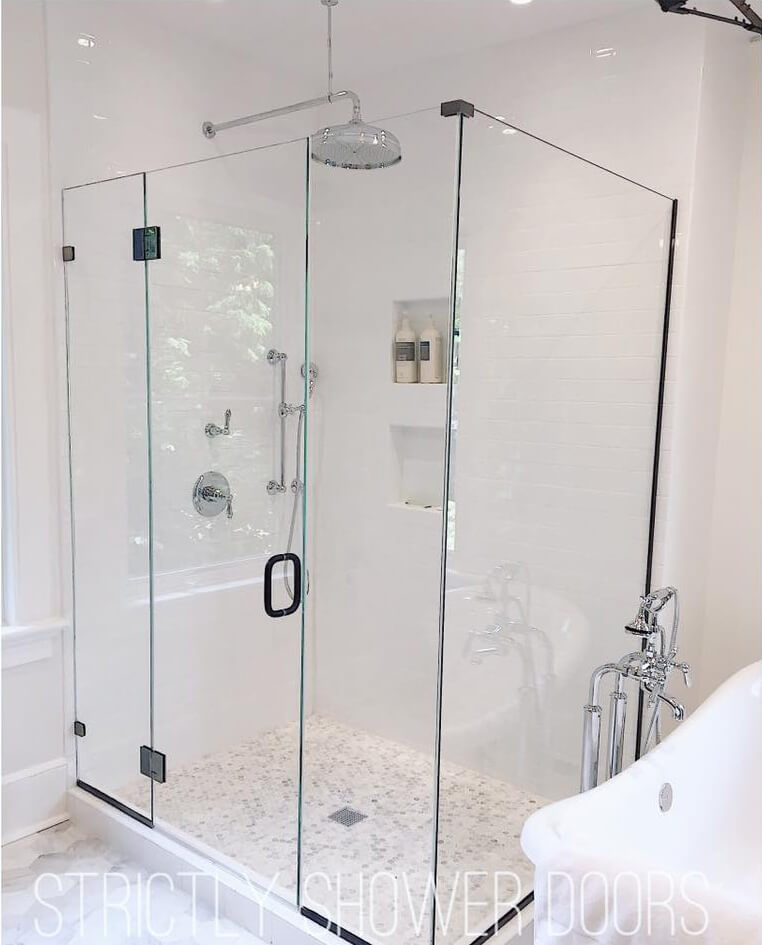 Starphire Glass Shower Doors vs Clear Glass